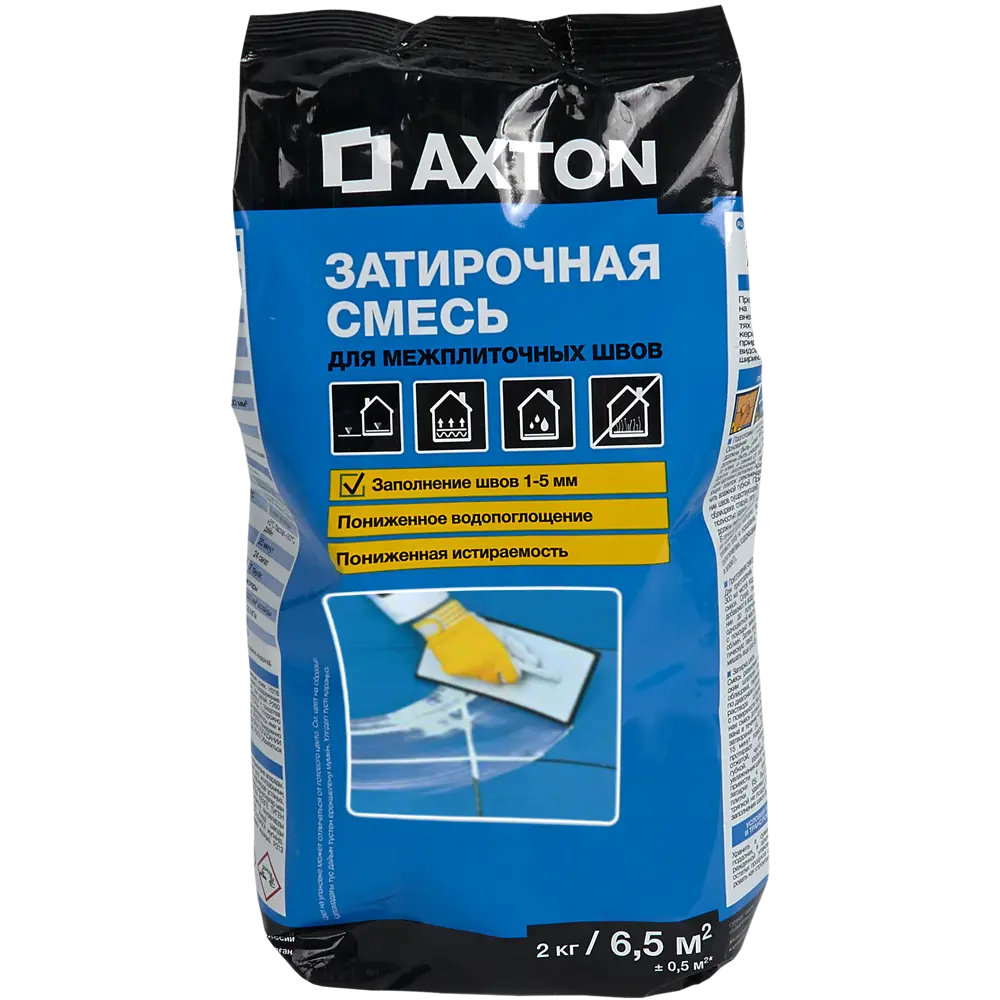 Затирка цементная Axton А.510 цвет лазурь 2 кг Без серии STLM-2101267 - Вид №1
