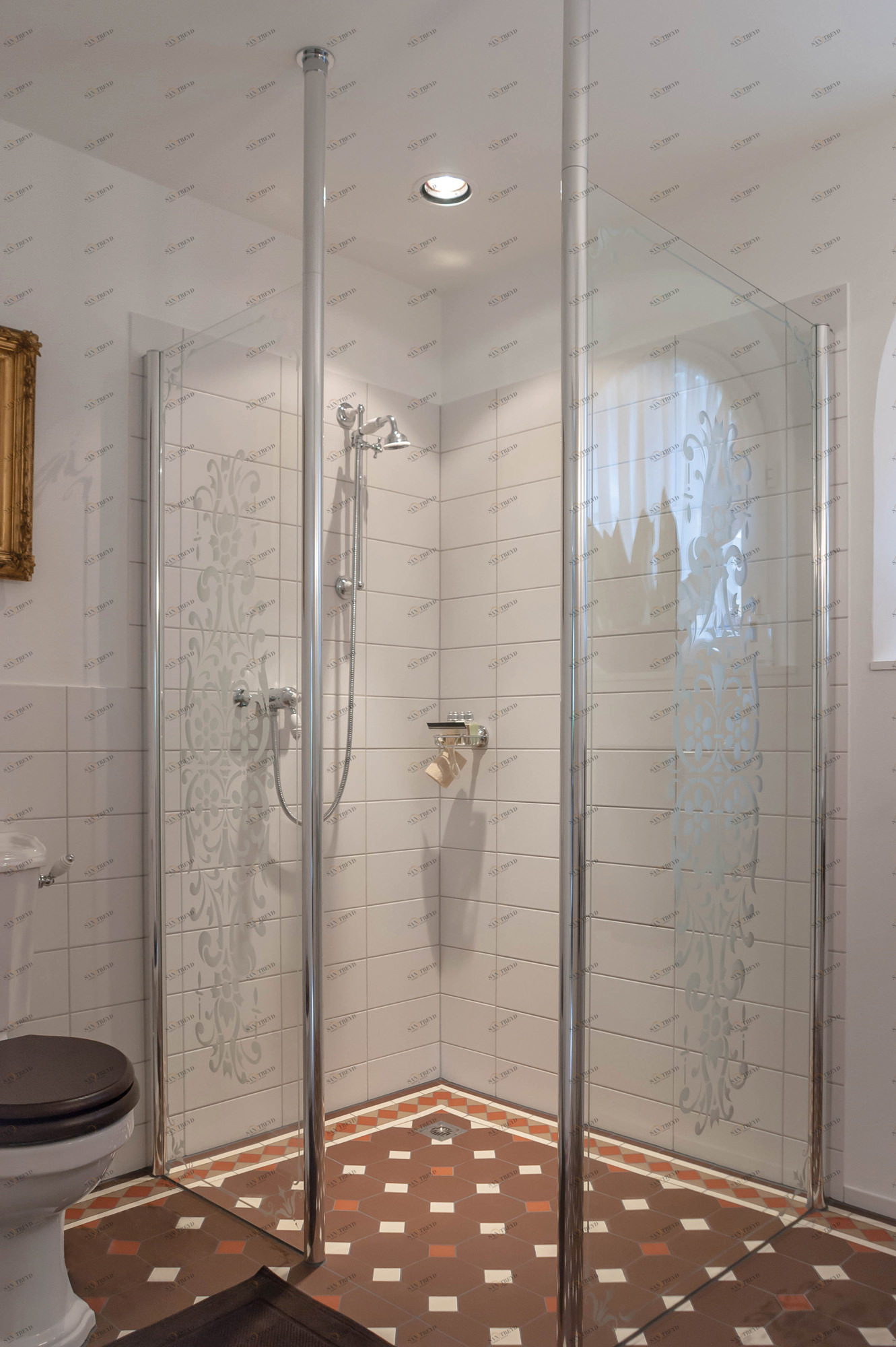 Traditional bathrooms Душевая перегородка DESIGN WALK IN DWI 