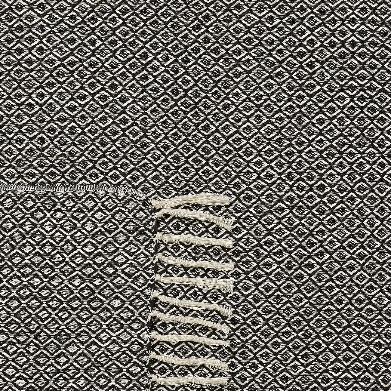 Плед Chemps 130x170 черный белый от La Forma LA FORMA ОДНОТОННЫЕ 298814 Серый  - Вид №1