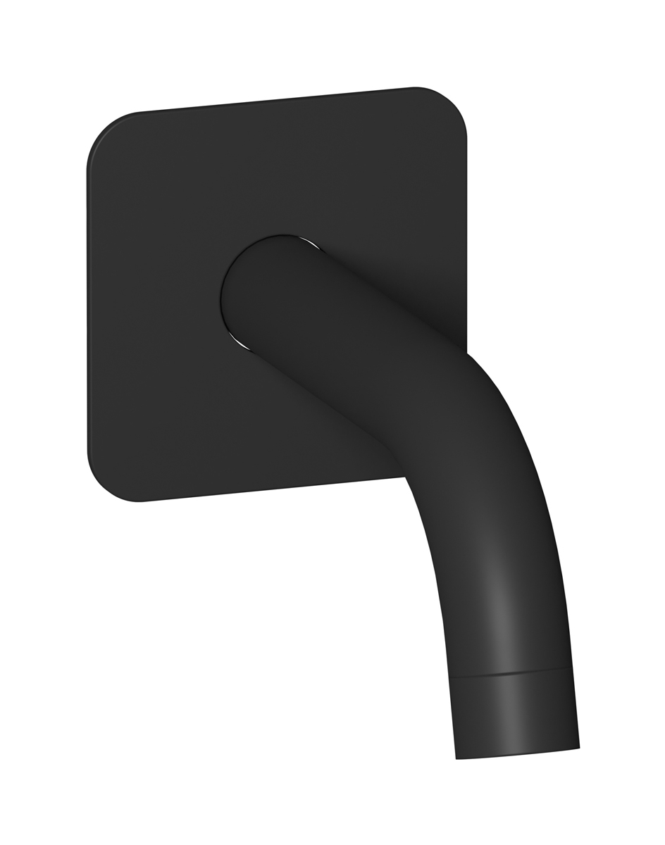 Настенный излив для ванны WE ARE IB id327np_22 Matt Black Industria