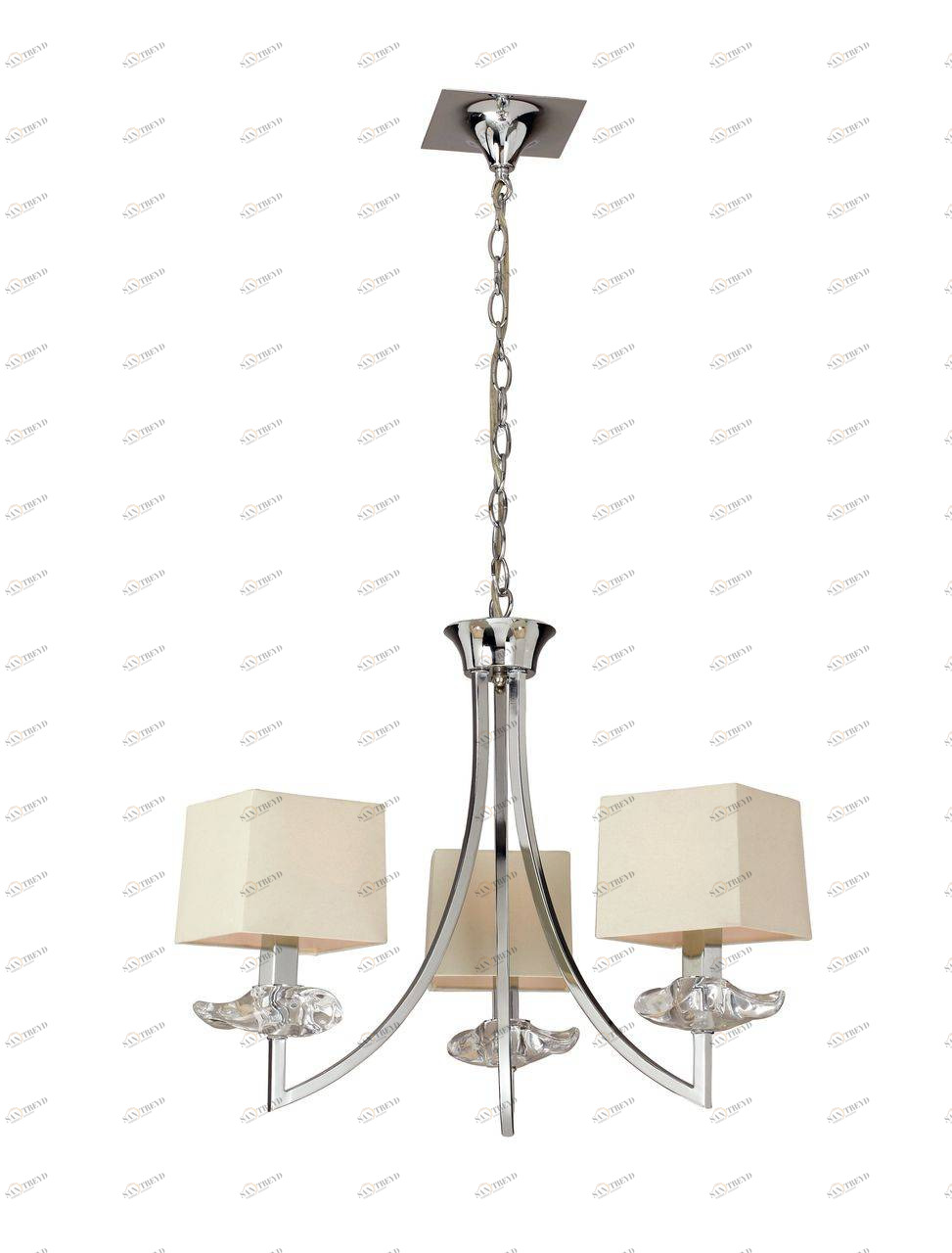 Подвесная люстра Mantra Akira 0933 MANTRA ДИЗАЙНЕРСКИЕ, AKIRA 055874 Бежевый 