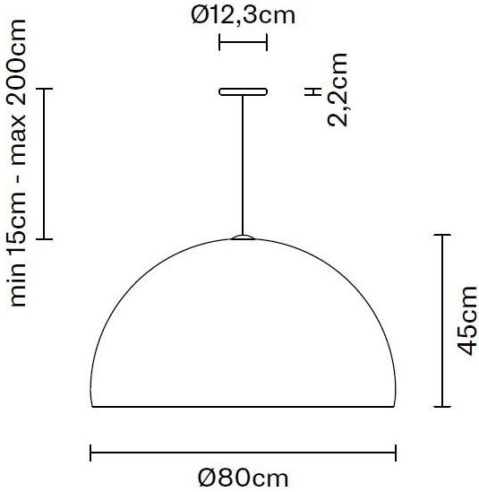 Fabbian Подвесной светильник из вороненой меди Oru F25 a07  - Вид №4