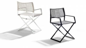 TRIBÙ Складной садовый стул с подлокотниками Regista 02018