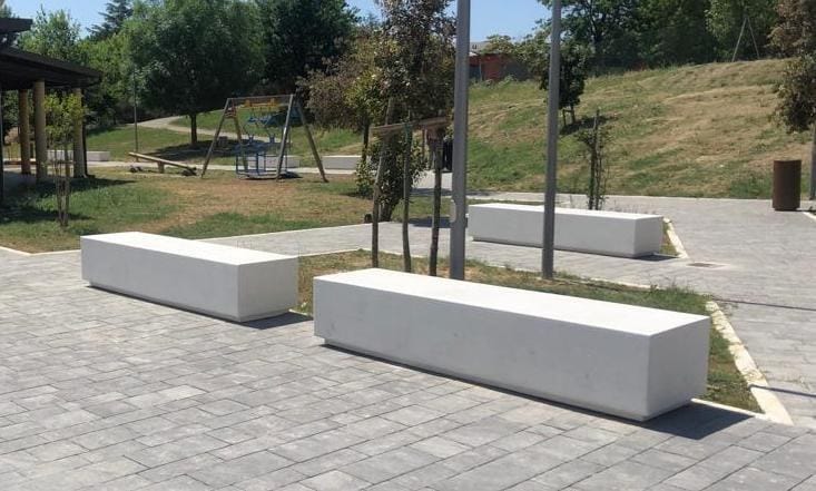 Скамья без спинки Viscio Urban Design GINEVRA ARCH-00120992