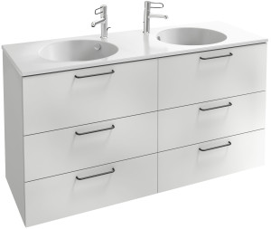 EB2536-R9-NR4 Тумба для столешницы 140 см, 6 ящиков, черная ручка JACOB DELAFON ODÉON RIVE GAUCHE