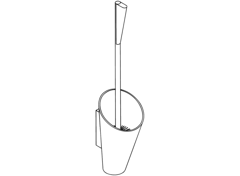 801.20B100 Набор туалетных щеток HEWI Edition matt | Polyamid  - Вид №7