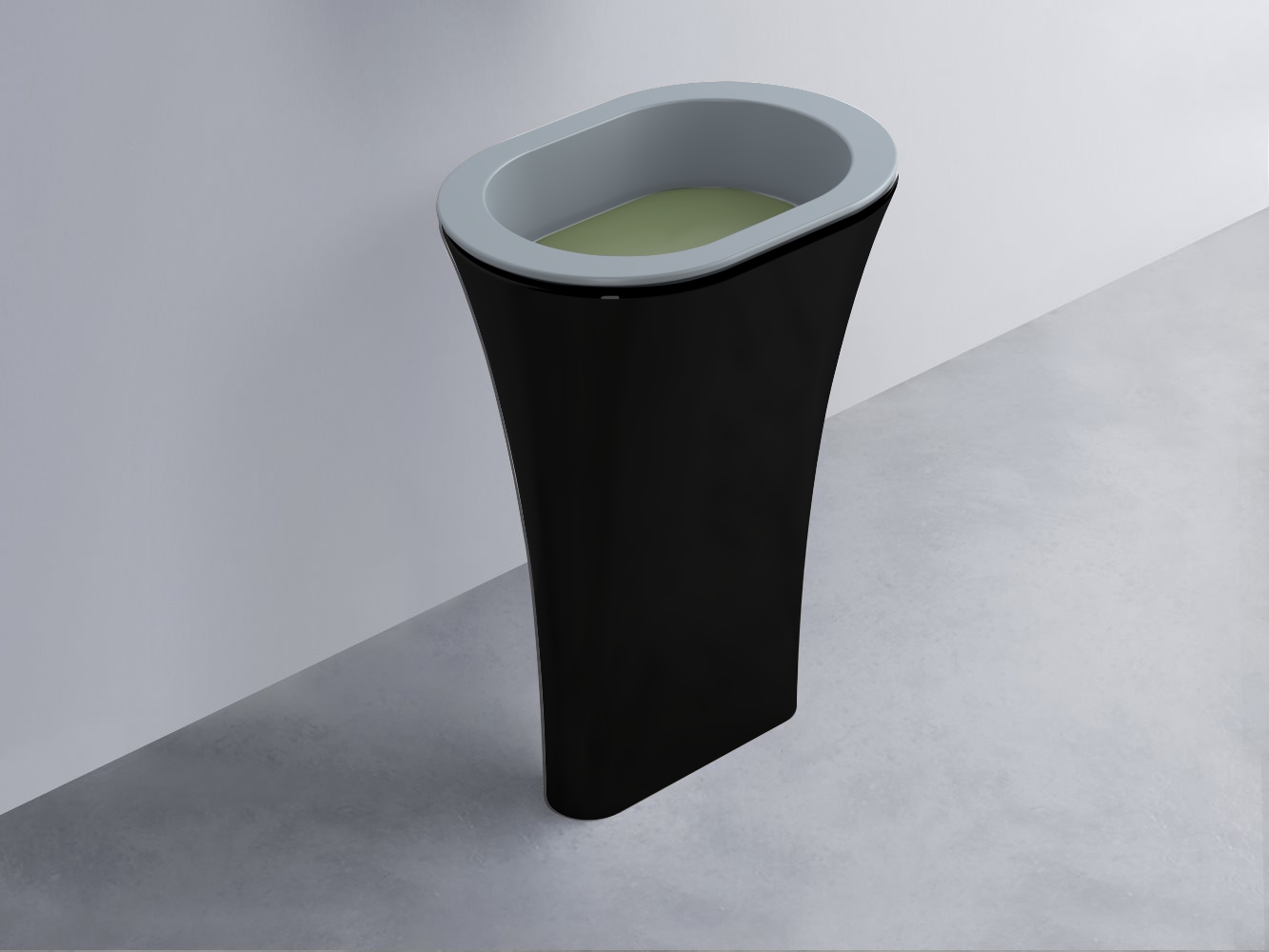 AMLA65-BR+AMPILO-AG+AMCOLO-N Раковина Amedeo Ovale отдельностоящая cielo Enjoy + Amedeo Ceramica Cielo