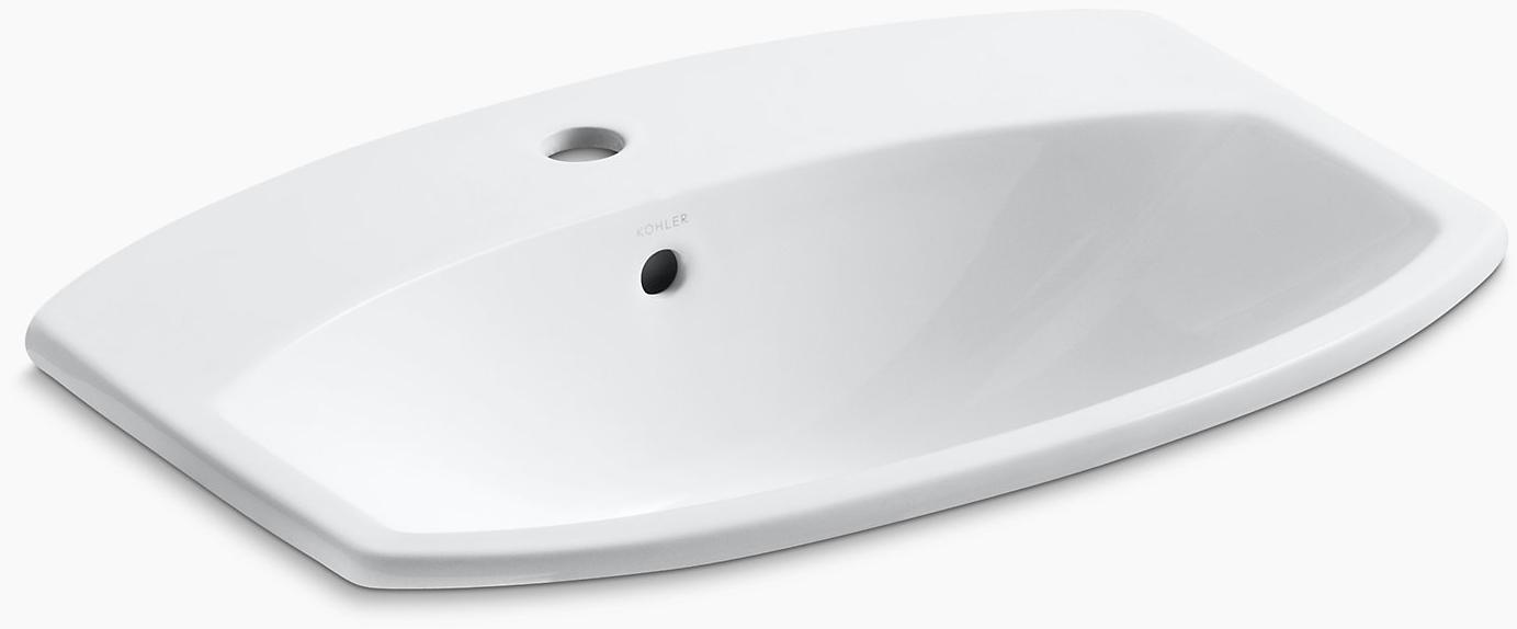 K-2351-1-96 Накладная раковина на столешницу  прямоугольная Kohler  - Вид №1