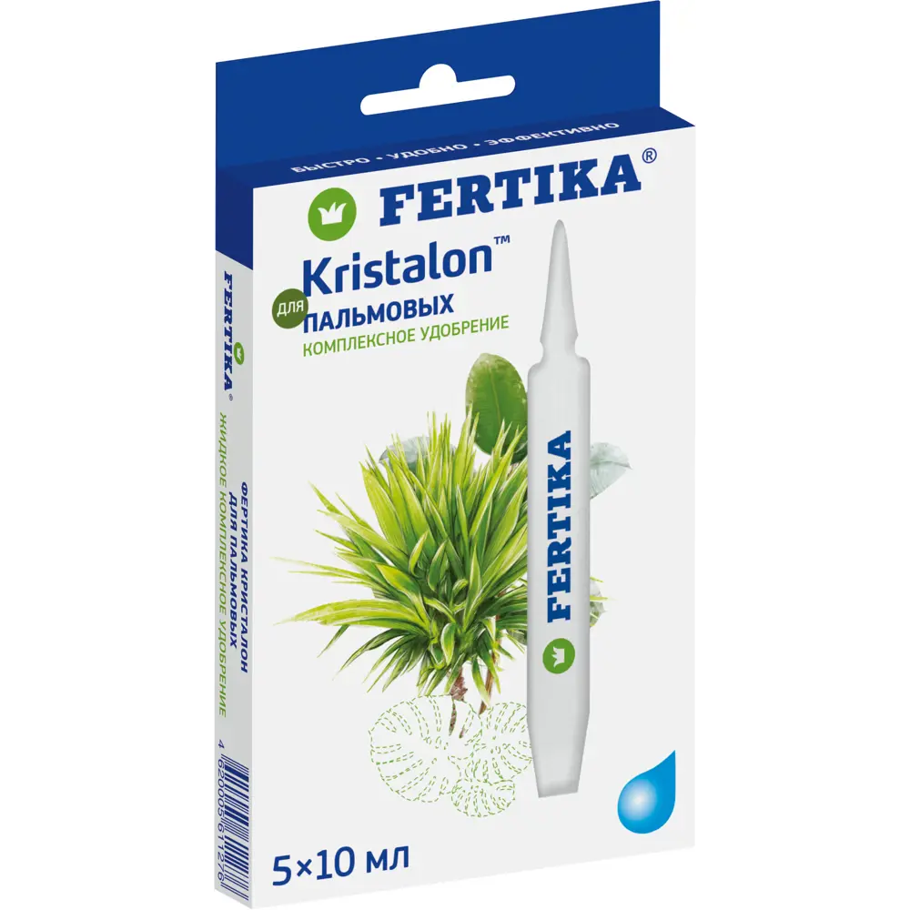 Удобрение Fertika Кристалон для пальм и фикусов 50 мл 89460069 STLM-2196999