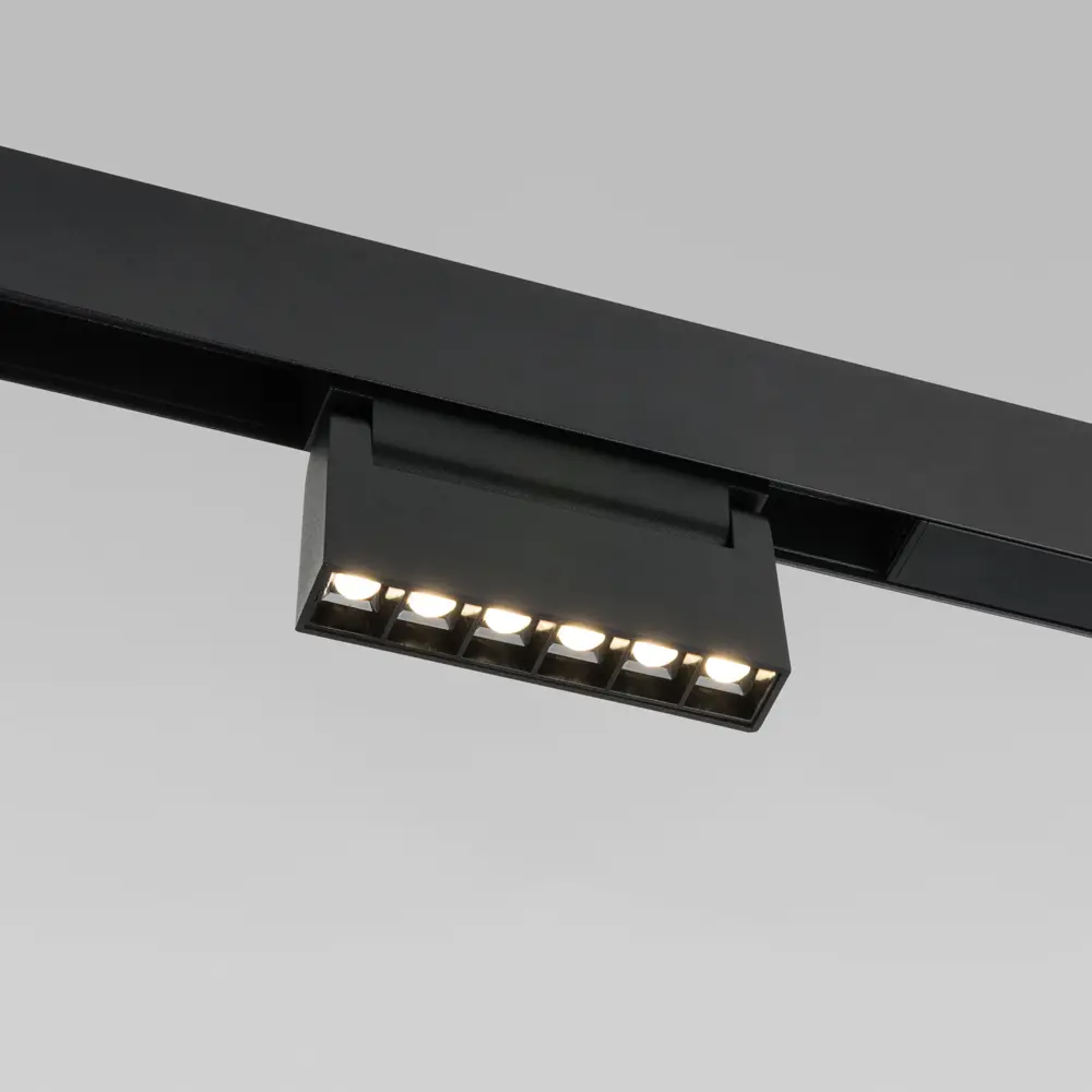 Трековый светильник Elektrostandard Slim Magnetic магнитный 6 Вт 4200K 3 м² цвет черный STLM-2142261 - Вид №1