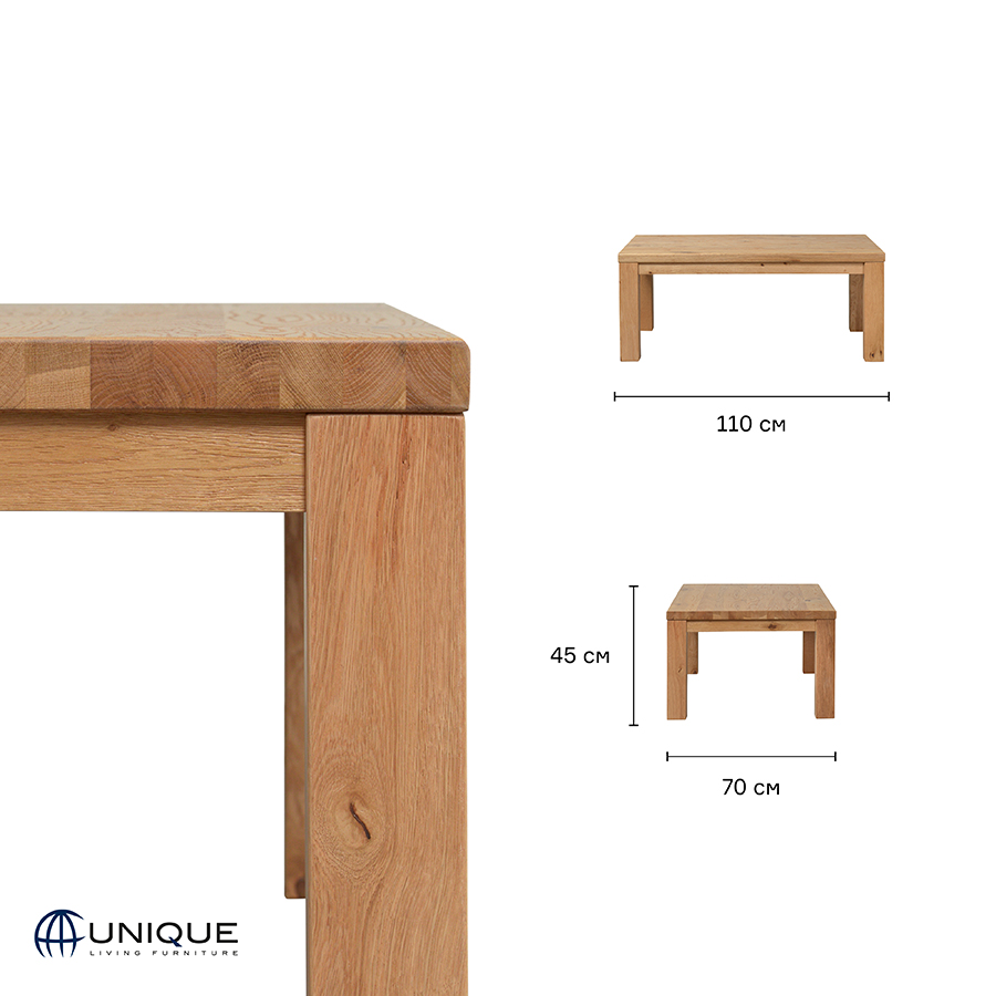 29528900 Столик кофейный , florence, 110х70х45 см Unique Furniture  - Вид №14