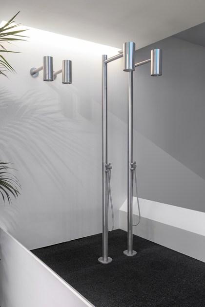 Antonio Lupi Design Напольная душевая стойка из нержавеющей стали с душевой лейкой Shawà Antoniolupi sun-id-1449210 - Вид №3