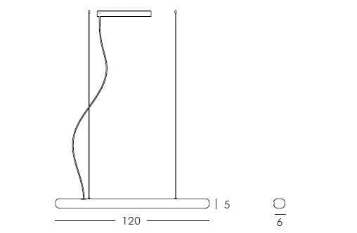 Светодиодный подвесной светильник из полиэтилена SLIDE Стилет ARCH-00036414 - Вид №13