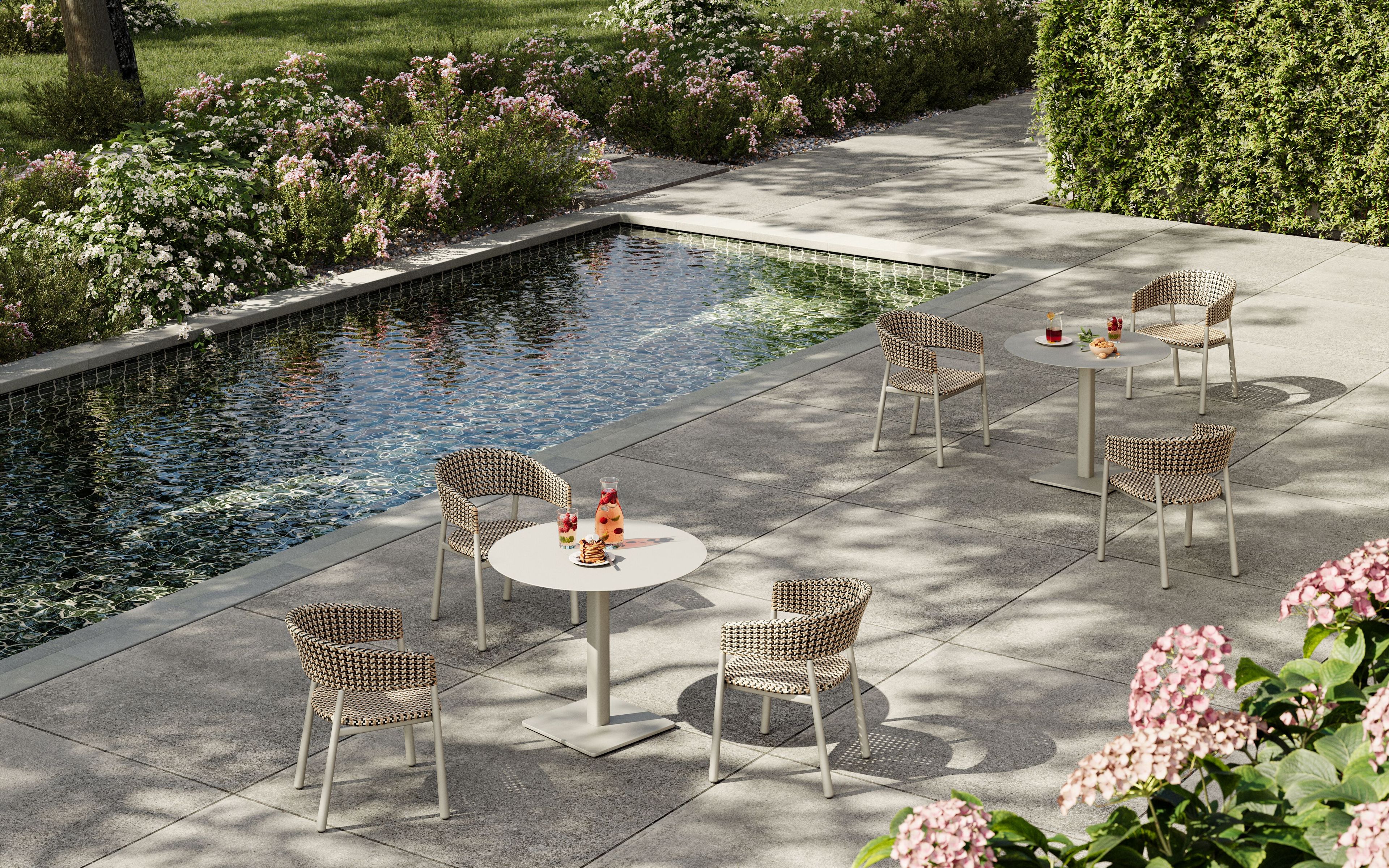 Металлический прямоугольный садовый столик VINEKO Hipo ARCH-00152407 - Вид №1