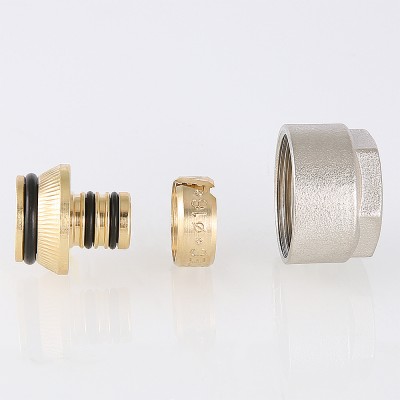 VT.4420.NE.16 Фитинг коллекторный для металлополимерной трубы Valtec 16 (2,0) мм x 3/4"  - Вид №4