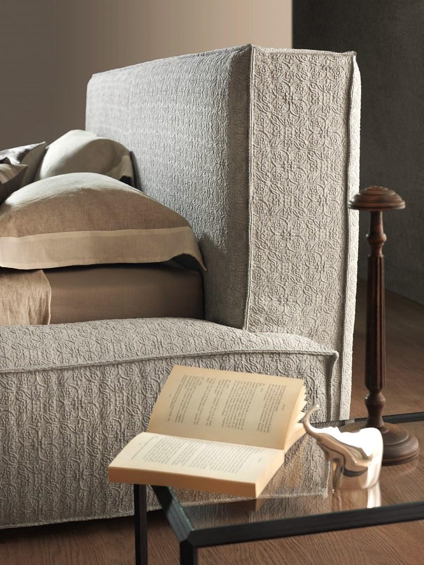 OLIVIERI Мягкая кровать со съемным чехлом из ткани sun-id-1442095 - Вид №2