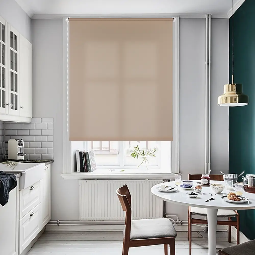 Штора рулонная Plain, 50x160 см, цвет бежевый PRAKTO STLM-2136801 - Вид №5