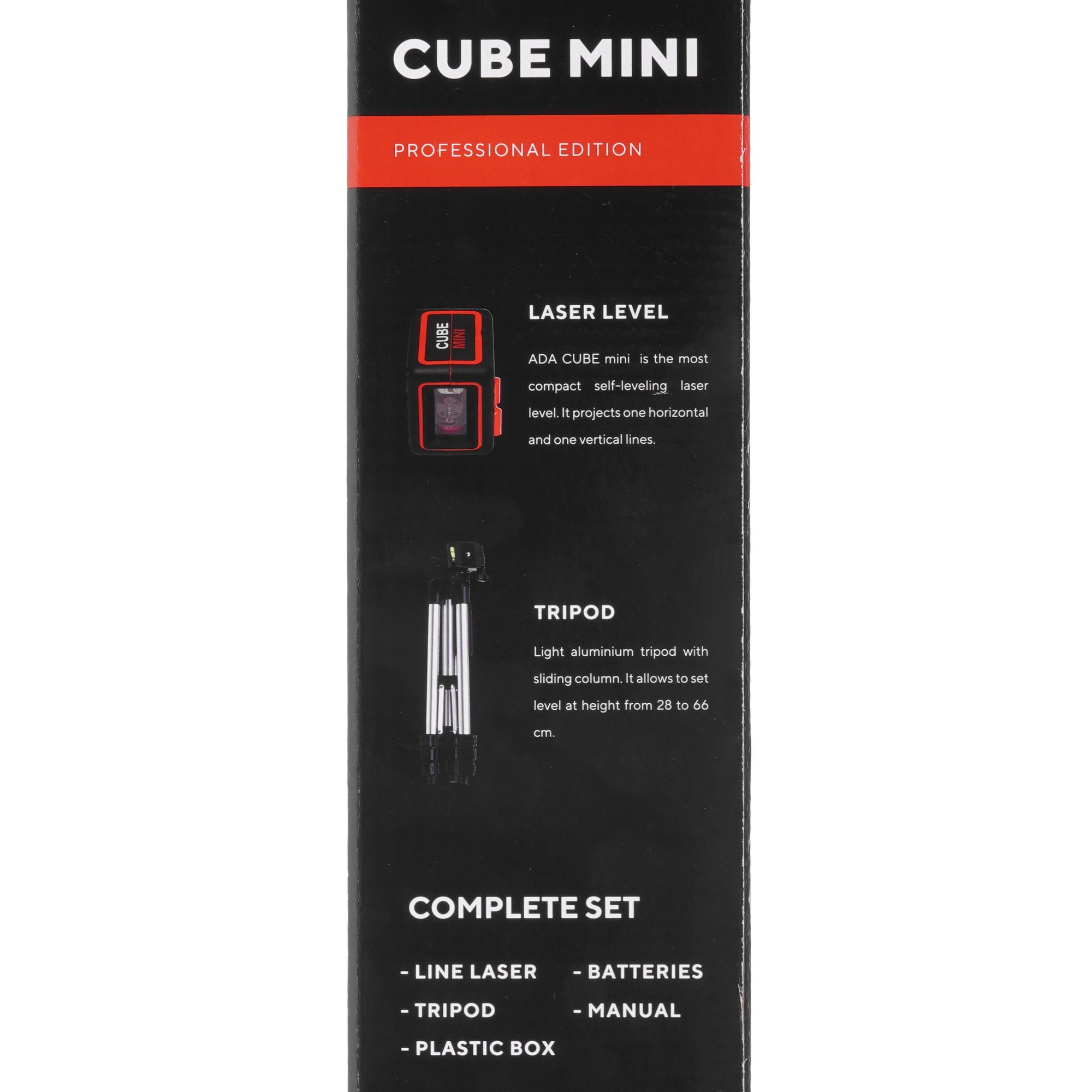 Лазерный нивелир ADA Cube MINI Professional Edition 1040611 STDN-0032518 - Вид №9