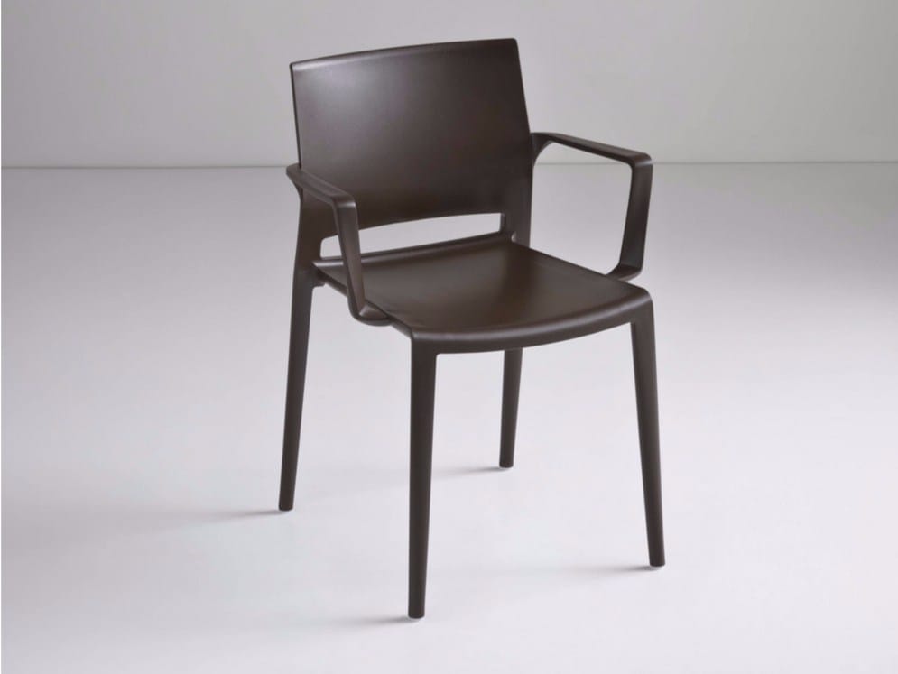 Штабелируемый стул из инженерного пластика с подлокотниками GABER Bakhita ARCH-00068158 - Вид №9