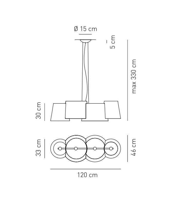 Axo Light MELTING POT SPMEL115BCXXE27 подвес Santreyd 106450 - Вид №1