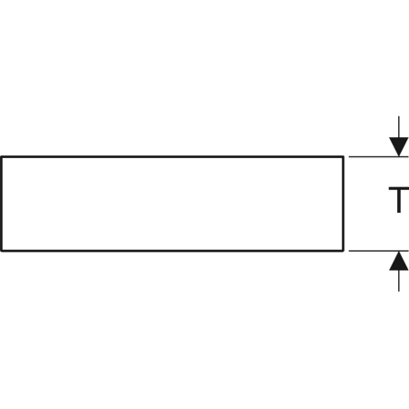841961000 Настенная полка Geberit iCon Geberit  - Вид №2
