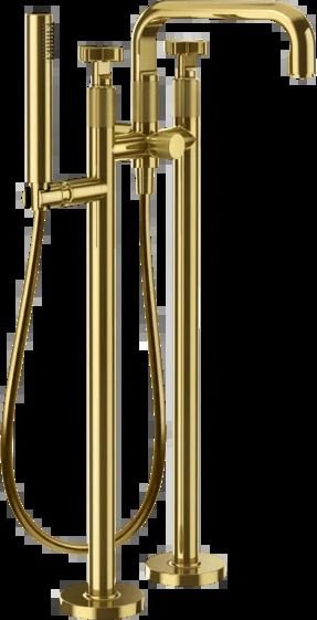 Смеситель для ванны 58129 246 Gessi Inciso ЗОЛОТОЙ PVD