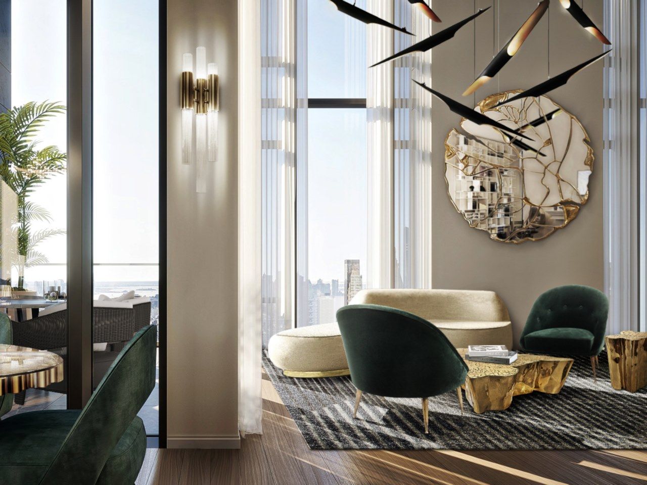 Железный подвесной светильник Delightfull Coltrane ARCH-00101809 - Вид №1