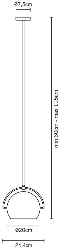 Fabbian Подвесной светильник из металла Beluga steel sun-id-1413911 - Вид №9