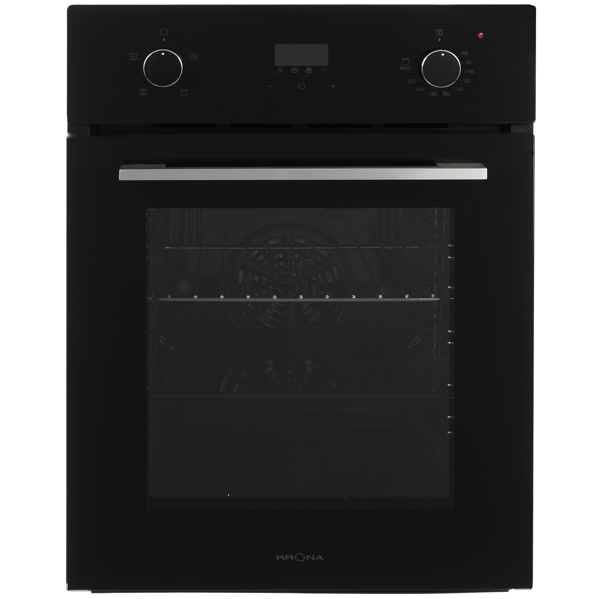 5491753 Электрический духовой шкаф KRONA LAZIO 45 BL черный KRONA1 STDN-0136720