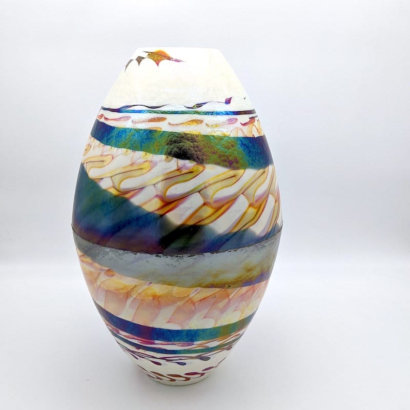 Круглая ваза ручной работы из муранского стекла YourMurano Design vases ARCH-00147019 - Вид №4