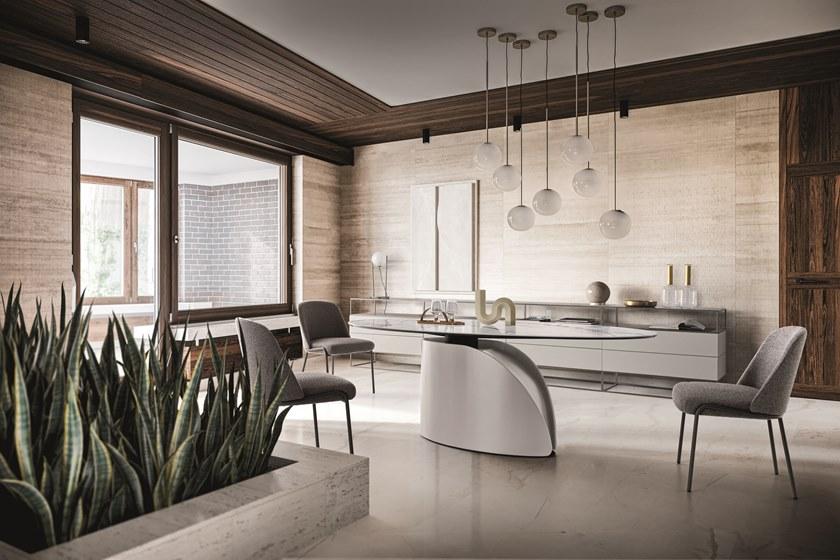 Ditre Italia Овальный мраморный стол Central park sun-id-1492027 - Вид №2