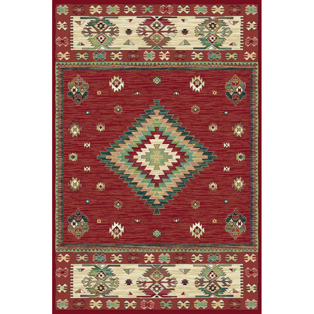 Ковер вискоза Hermitage 14504/1060 135x195 см цвет красный RAGOLLE STLM-2142228