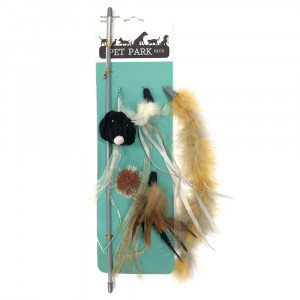 ПР0059067 Игрушка для кошек Pet Park дразнилка (сменные кисточки) Aromadog