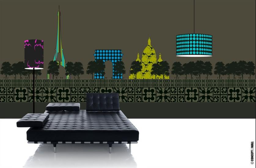 CONCEPTUWALL Уникальная полоса Paris sun-id-1403259 - Вид №3