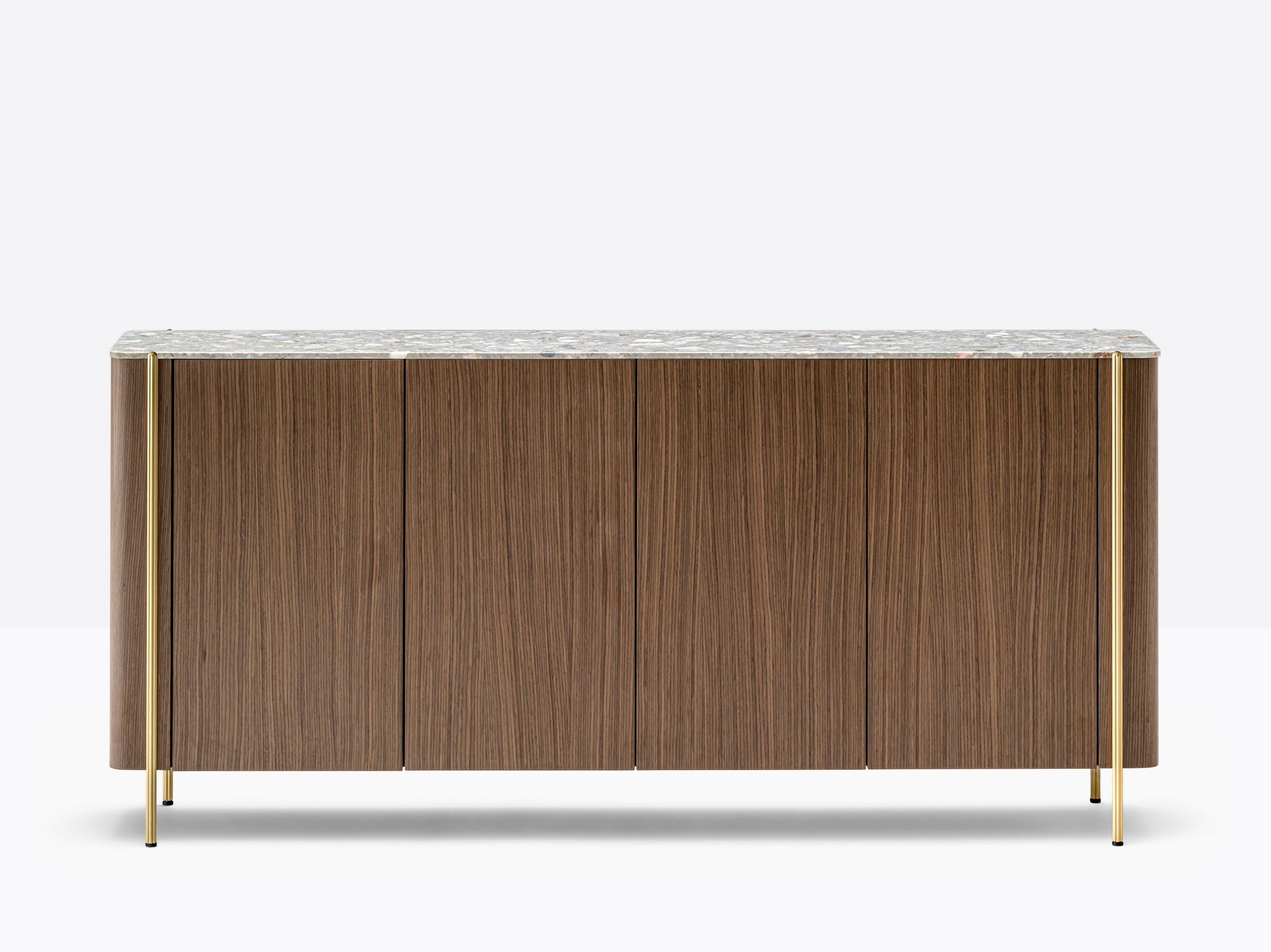 Деревянный шкаф с распашными дверями Pedrali BLUME SIDEBOARD ARCH-00139483