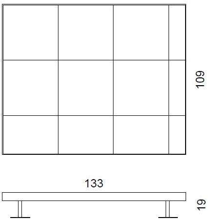 mg12 Квадратный керамический журнальный столик Sofia sun-id-1363170 - Вид №3