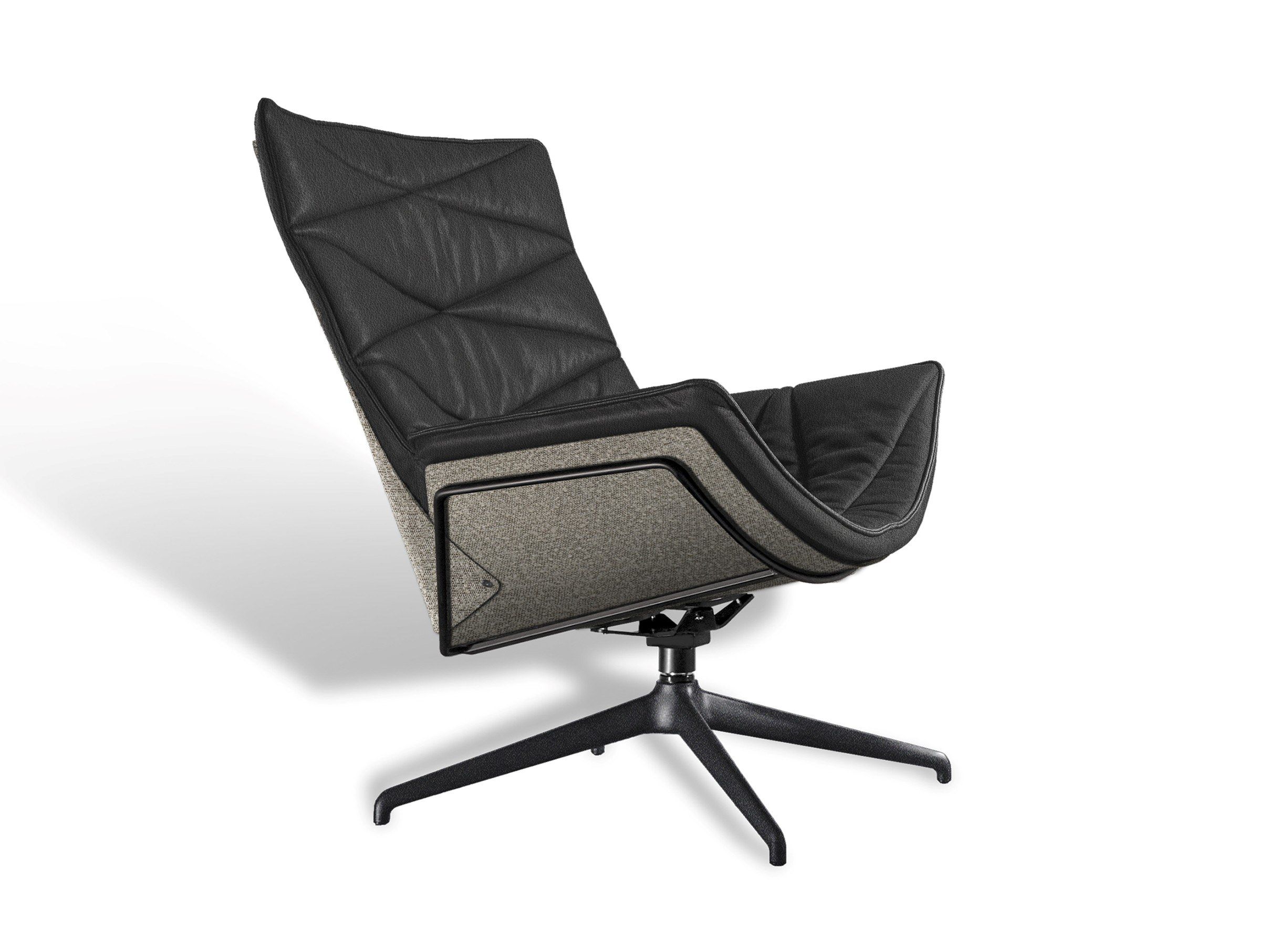 Спицевое вращающееся кресло с подлокотниками KFF Nest Pure ARCH-00101561