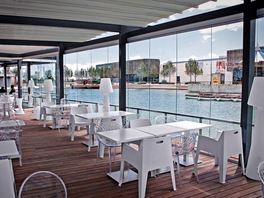 MV Living Складная раздвижная дверь из стекла алюминий Vetrate paravento sun-id-1415319 - Вид №3