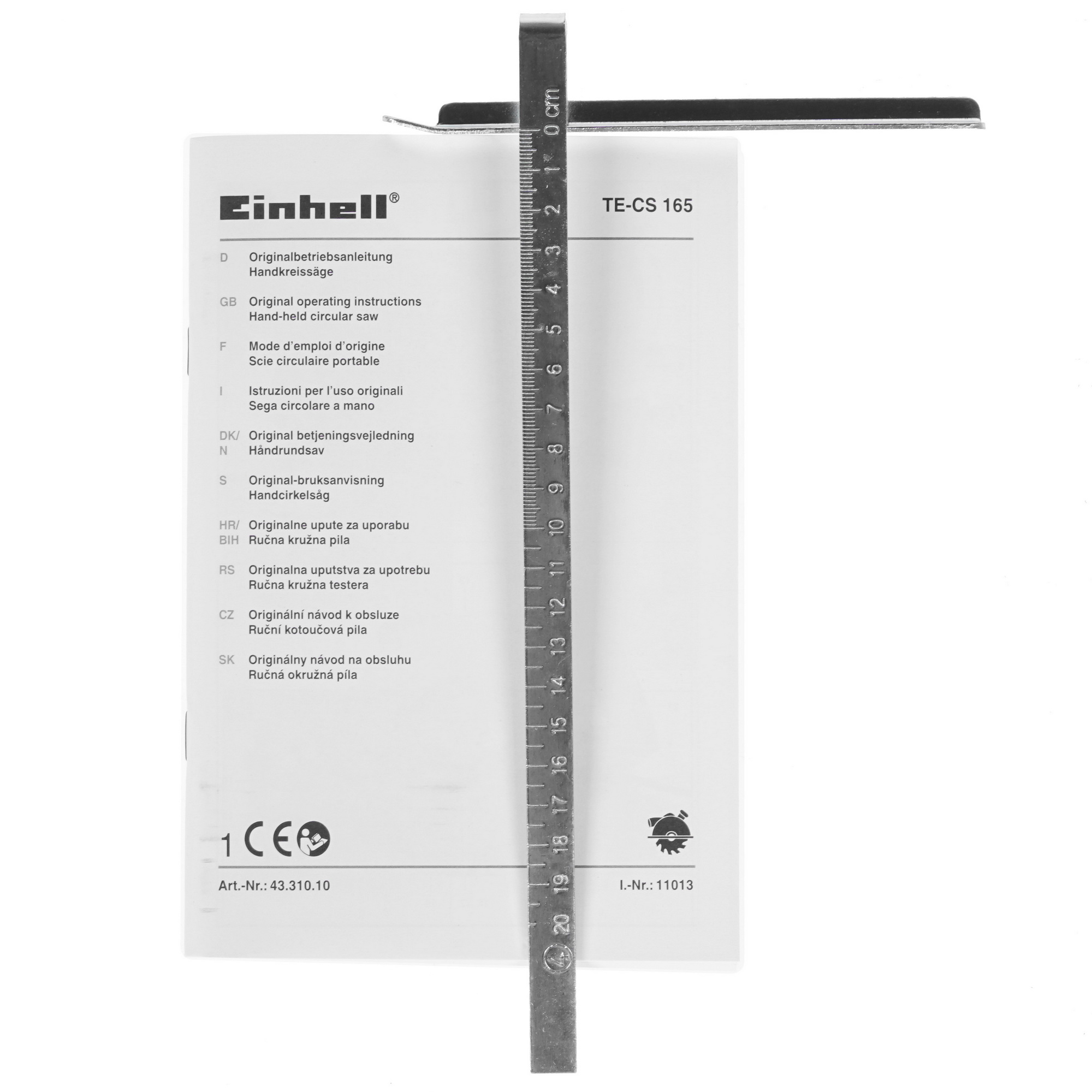 Пила дисковая Einhell TE-CS 165 8107421 STDN-0071152 - Вид №4