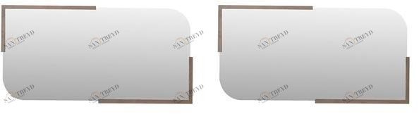 Enza Home Прямоугольное зеркало в настенной раме Praga sun-id-1408818