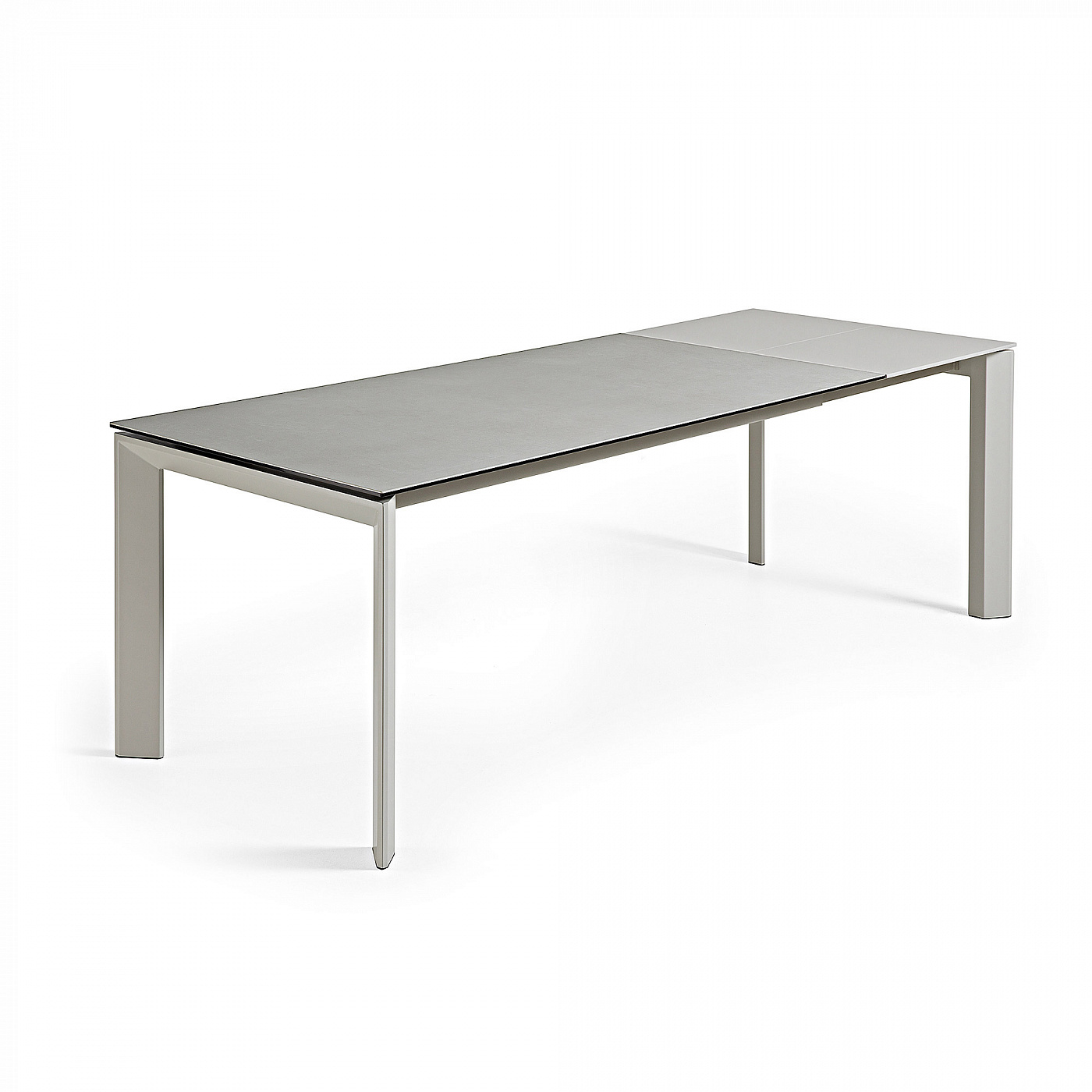 051218 Стол Atta 140 (200) x90 керамика серый La Forma Axis - Вид №4
