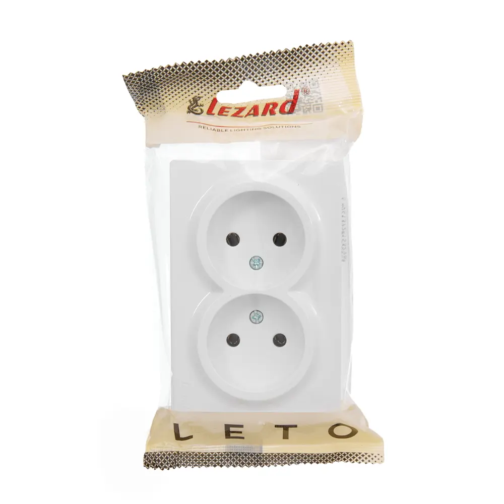 Двойная розетка Lezard Leto для накладного монтажа 89373100 STLM-1577060 - Вид №3