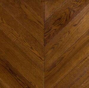 Паркет Ёлка Marco Ferutti Louvre Коньяк Дуб Любая на выбор (Гладкая) 585х125 мм.