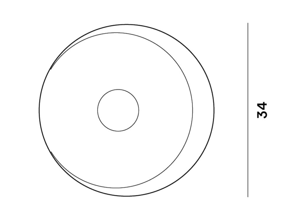 Выдувное стекло светодиодный потолочный светильник Foscarini Lumiere ARCH-00116284 - Вид №6