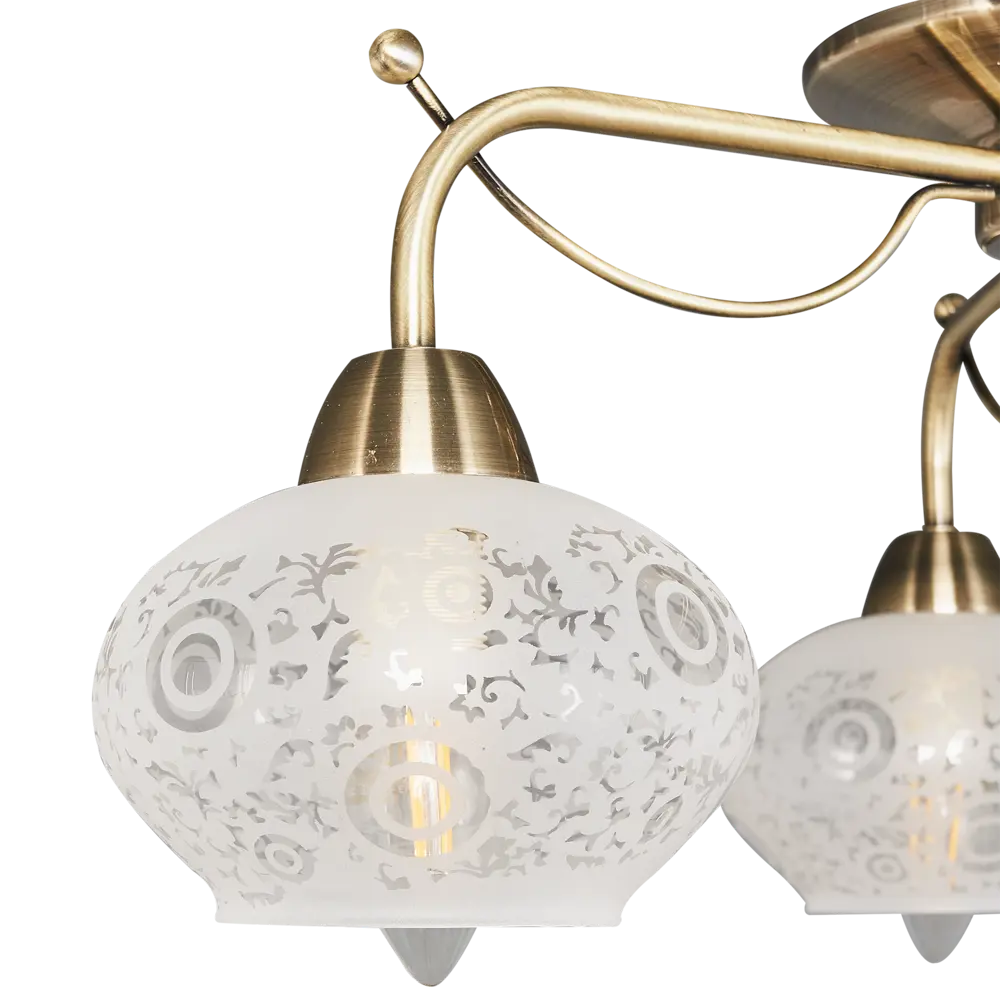 Люстра Josefin 3хЕ14х60 Вт цвет бронза LAMPLANDIA STLM-2096484 - Вид №4