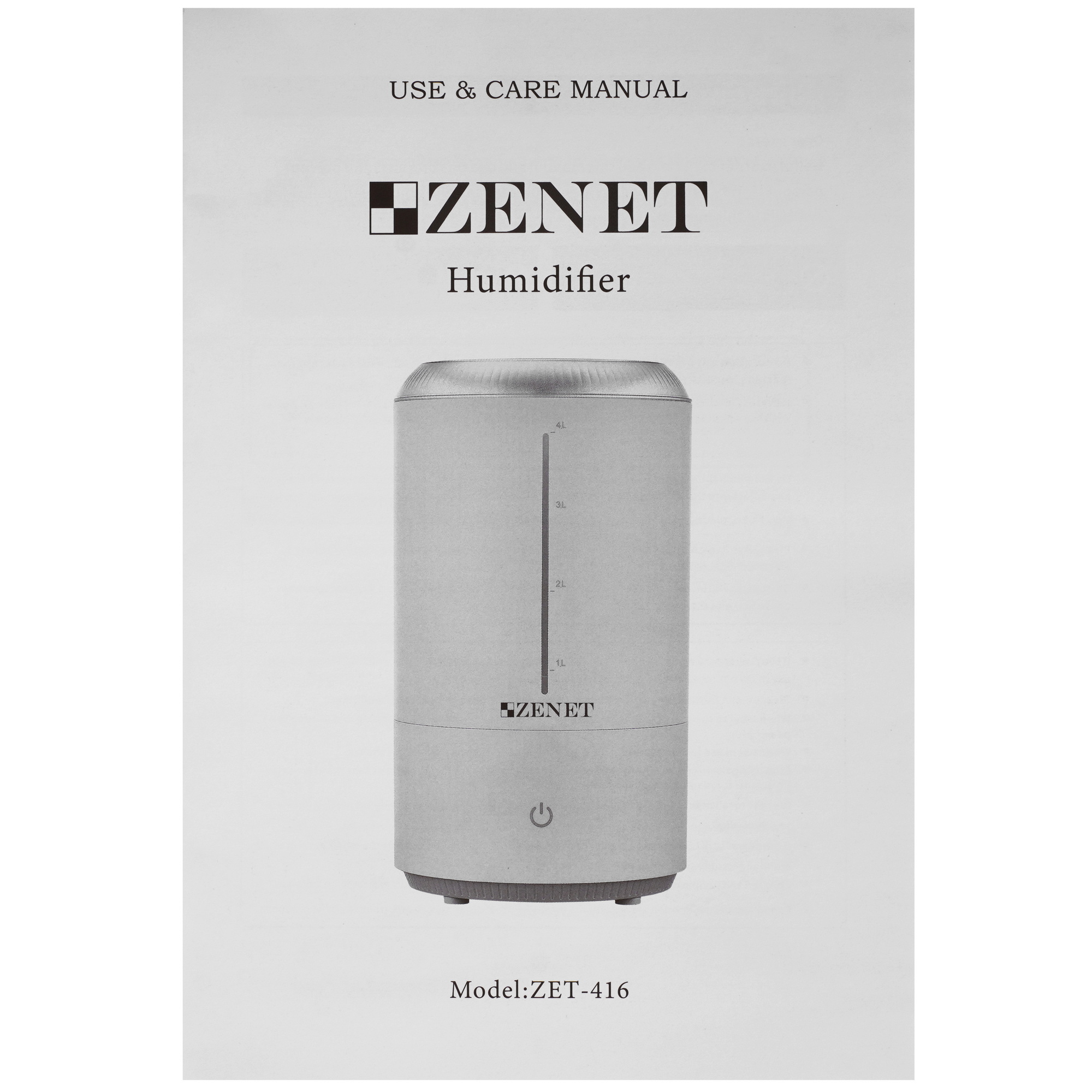 9203306 Увлажнитель воздуха Zenet ZET-416 STDN-0099314 - Вид №5