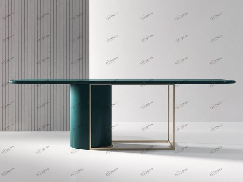 Secolo Horus Обеденный стол 240 x 130 x 72 из глянцевого/матового лакированного дерева 