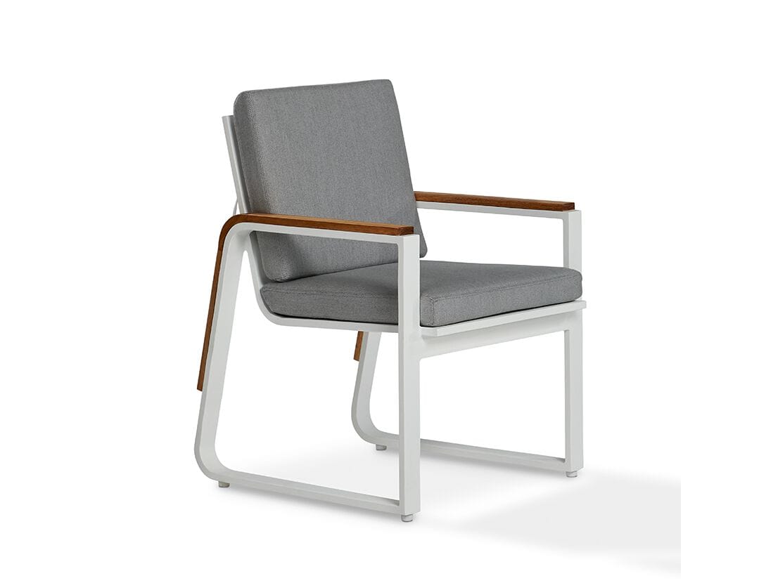 Алюминиевый мягкий садовый стул с подлокотниками Walters Regatta ARCH-00126049