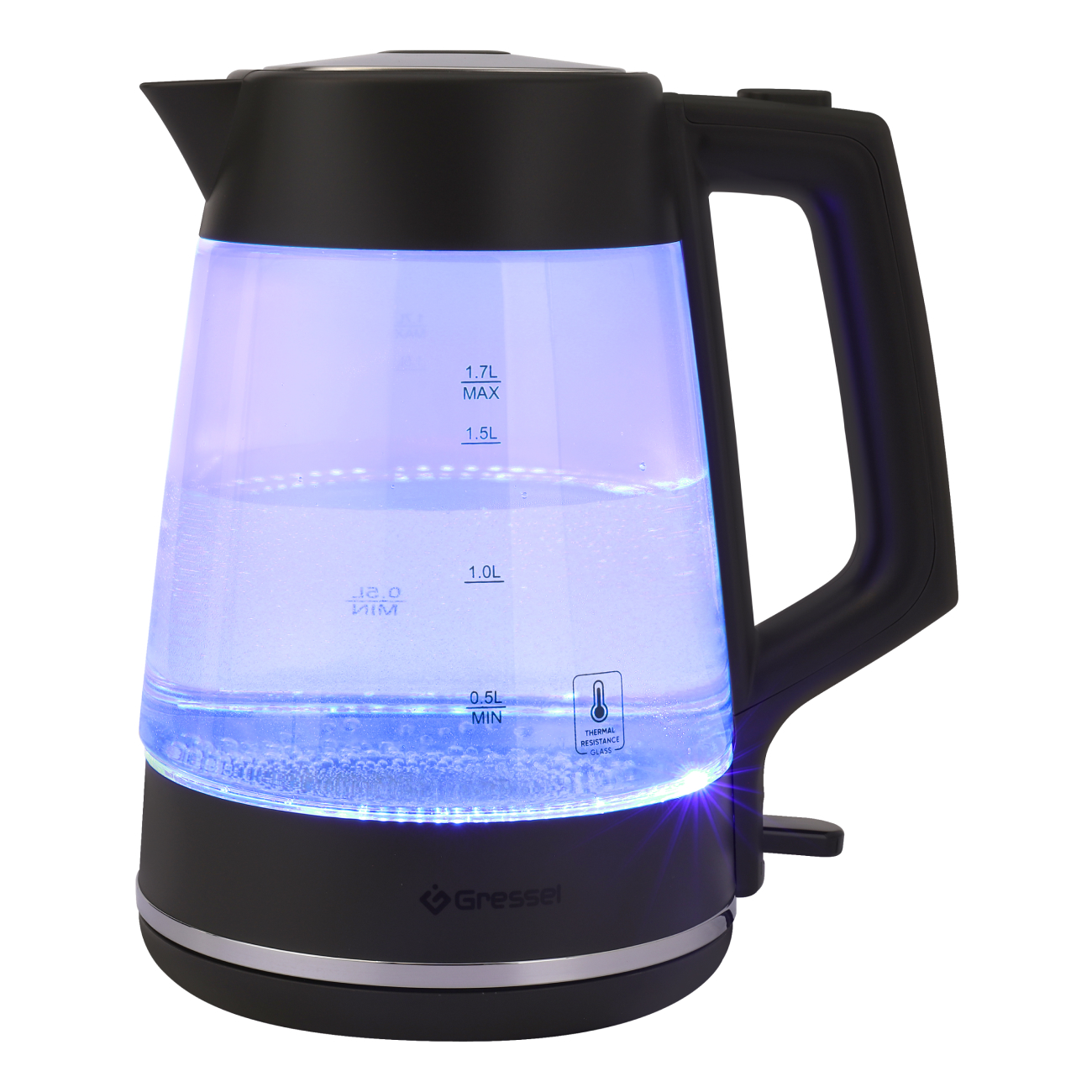 9256888 Электрочайник Gressel RGRK-771116 серый STDN-0061575