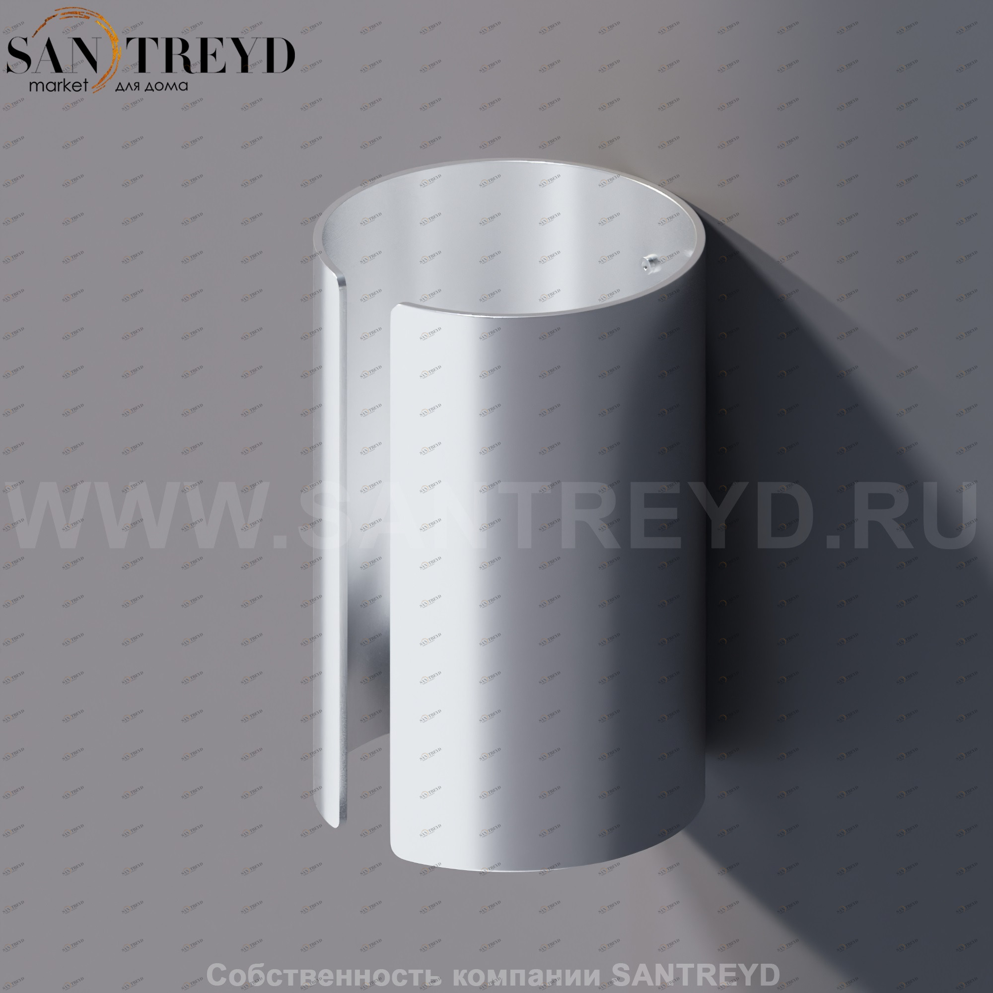 Agape MACH 2 Запасной держатель для туалетной бумаги хромированный сатин AOLC0829SP